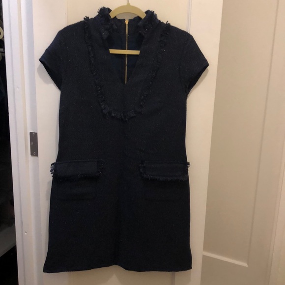 Sail to Sable Dresses & Skirts - Sail to sable navy and gold tweed tunic dress